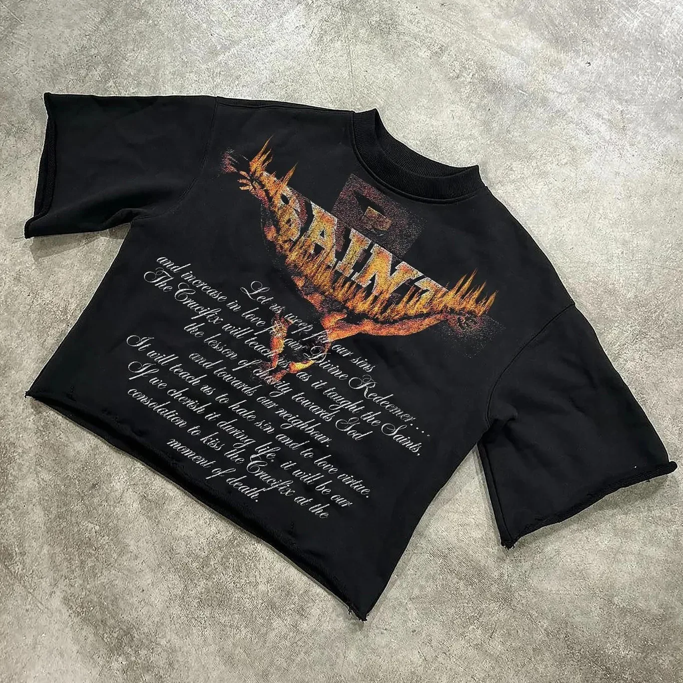 Y2K American vintage print cotton T-shirt loose short sleeve Harajuku goth unisex casual tops
Y2K American vintage print cotton T-shirt loose short sleeve Harajuku goth unisex casual tops