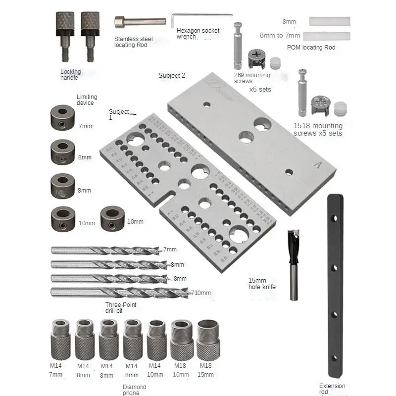 Cheap Dowelling Jig for Furniture Fast Connecting 3 In 1 Woodworking Drill Locator 2 In 1 Adjustable Drilling Guide Punching L
Cheap Dowelling Jig for Furniture Fast Connecting 3 In 1 Woodworking Drill Locator 2 In 1 Adjustable Drilling Guide Punching L