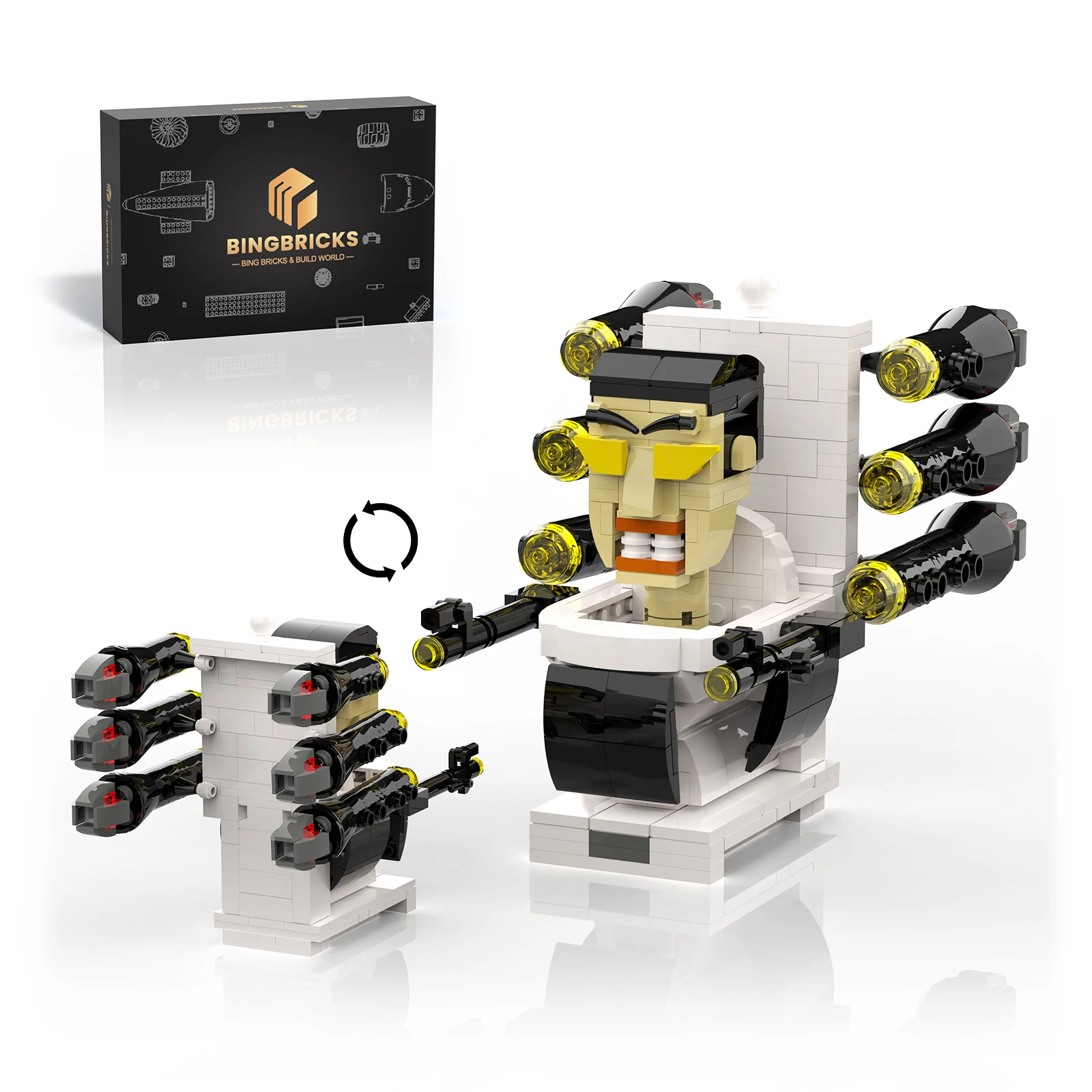 Clearance! 461PCS Skibidi Toilet Building Block Set | Christmas/Halloween Gift, DIY Assembly Toy, Character Desktop Decoration
Clearance! 461PCS Skibidi Toilet Building Block Set | Christmas/Halloween Gift, DIY Assembly Toy, Character Desktop Decoration