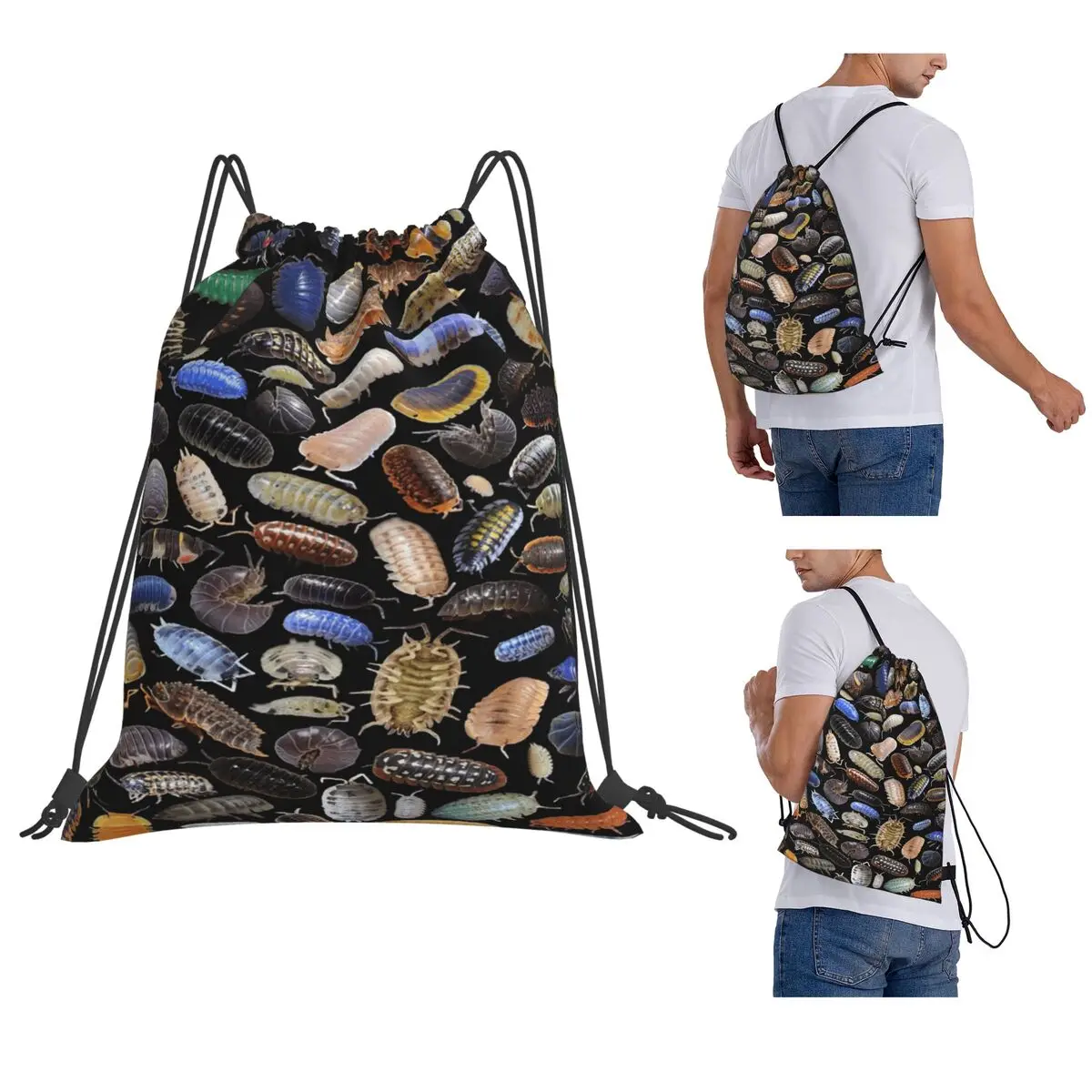 Isopods Insect Animal Backpacks Casual Drawstring Bundle Pocket Sports Bag Book Bags for Man Woman Students
Isopods Insect Animal Backpacks Casual Drawstring Bundle Pocket Sports Bag Book Bags for Man Woman Students