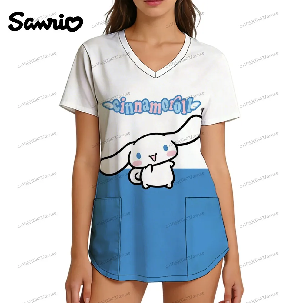Clinical Uniform Woman Women's T-shirt Funny T Shirts Cinnamoroll Sanrio Anime Cuteore Clothing Y2k Clothes Alternative T-shirts
Clinical Uniform Woman Women's T-shirt Funny T Shirts Cinnamoroll Sanrio Anime Cuteore Clothing Y2k Clothes Alternative T-shirts