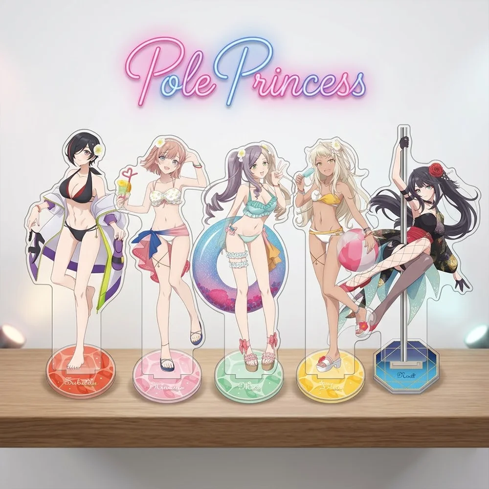 Pole Princess summer swimsuit 15CM Double Sided Acrylic Stand keychain 2026 New Anime Stand Hinano Yukari Desk Decor Gift
Pole Princess summer swimsuit 15CM Double Sided Acrylic Stand keychain 2026 New Anime Stand Hinano Yukari Desk Decor Gift