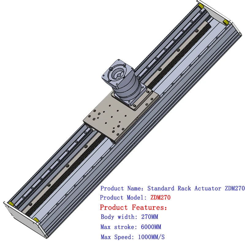 Heavy Duty Rack Precision Linear Module Electric Module
Heavy Duty Rack Precision Linear Module Electric Module
