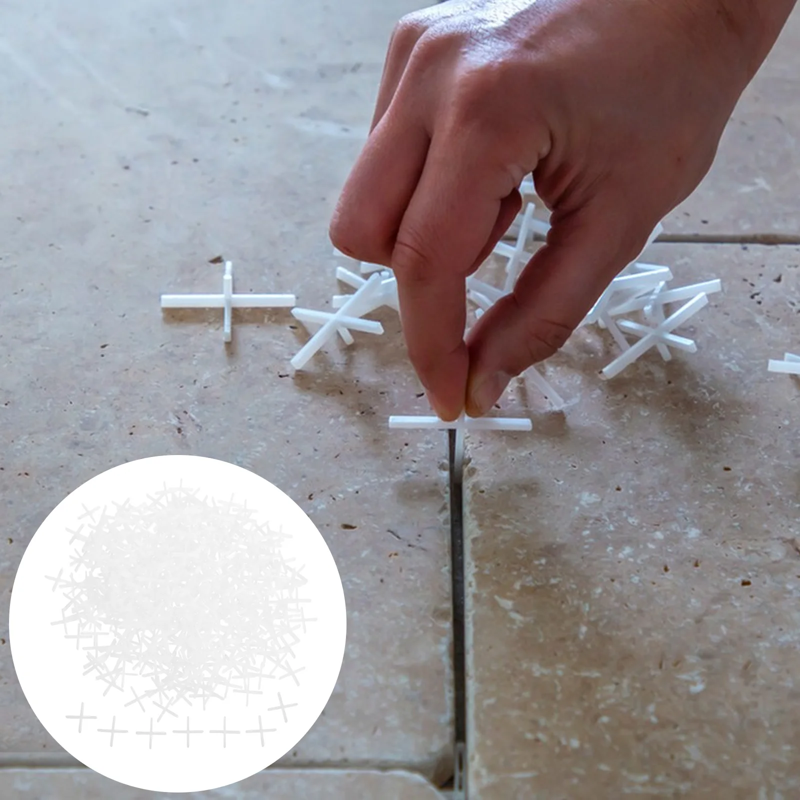 500pcs 1.5Mm Cross Plastic Leveling Clips Reusable Floor Wall Alignment Tools For Ceramic Porcelain Installation Durable Tile
500pcs 1.5Mm Cross Plastic Leveling Clips Reusable Floor Wall Alignment Tools For Ceramic Porcelain Installation Durable Tile