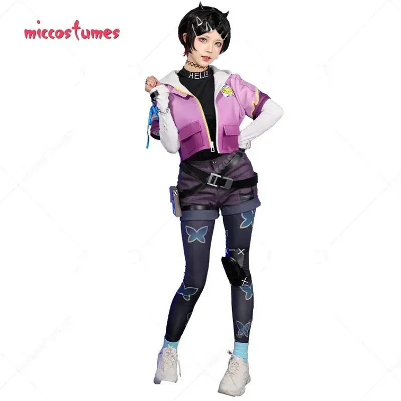 Miccostumes Wiomen's Clove Cosplay Costume Top and Jacket with Shorts and Tights Fullset
Miccostumes Wiomen's Clove Cosplay Costume Top and Jacket with Shorts and Tights Fullset