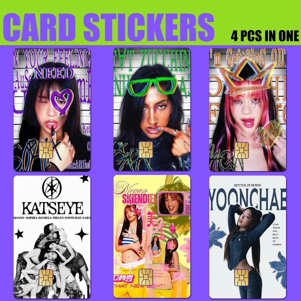 Pink K-KATSEYE-S Global Girl Group Card Stickers for Bank Access Protective Waterproof Film Cover Sticker Gift
Pink K-KATSEYE-S Global Girl Group Card Stickers for Bank Access Protective Waterproof Film Cover Sticker Gift