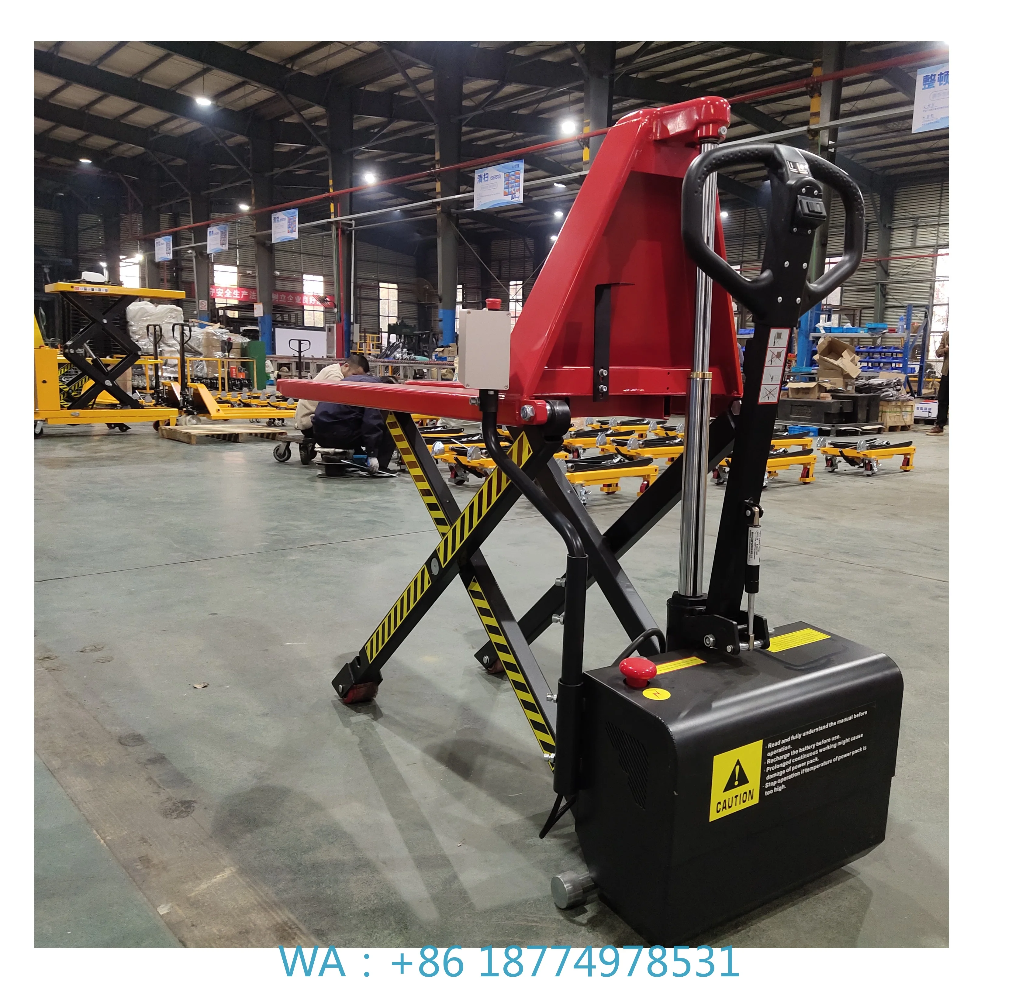 Sensing High Lift Hydraulic High Lift Pallet Jack 1ton/1.5 Ton Electric High Scissor Pallet Truck With Infrared
Sensing High Lift Hydraulic High Lift Pallet Jack 1ton/1.5 Ton Electric High Scissor Pallet Truck With Infrared
