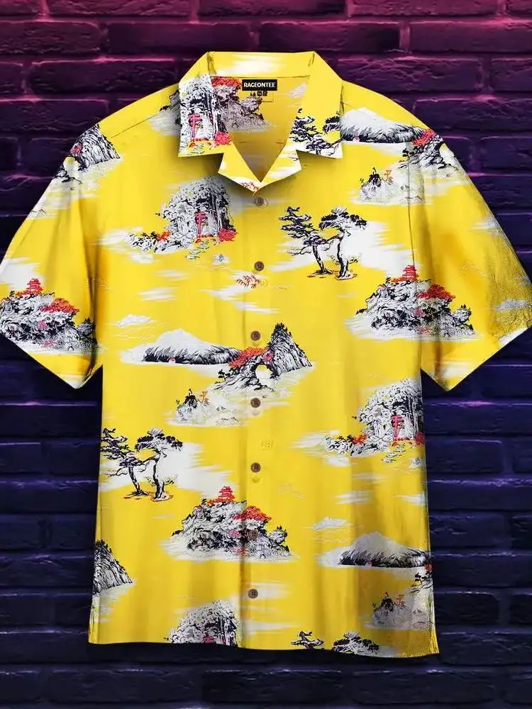 Loose Men's 3D Digital Skull Print Shirt Halloween Short Sleeve Fashion Urban Polyester Casual Fashionable Men's Shirt
Loose Men's 3D Digital Skull Print Shirt Halloween Short Sleeve Fashion Urban Polyester Casual Fashionable Men's Shirt