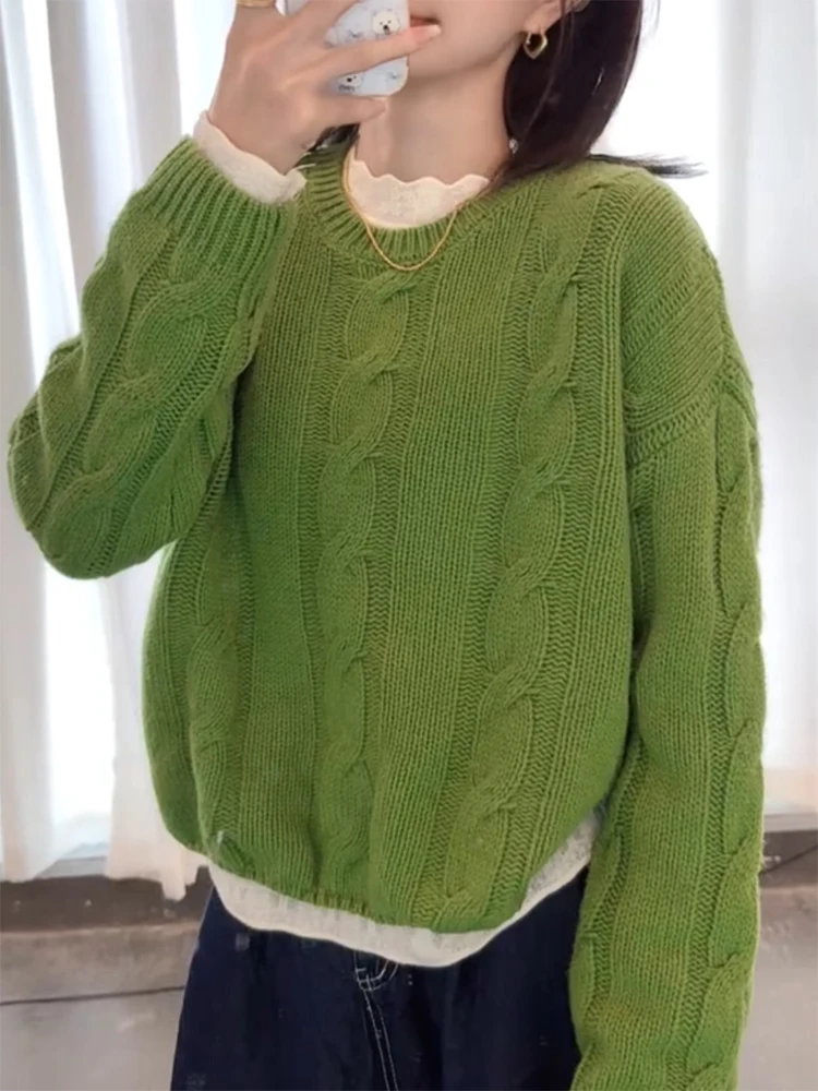 Korean Sle Lazy Simple round Ne Sweater Large Size Loose Slimming Versatile Top Autumn Winter New Arrival Warmth Heating ...
Korean Sle Lazy Simple round Ne Sweater Large Size Loose Slimming Versatile Top Autumn Winter New Arrival Warmth Heating ...