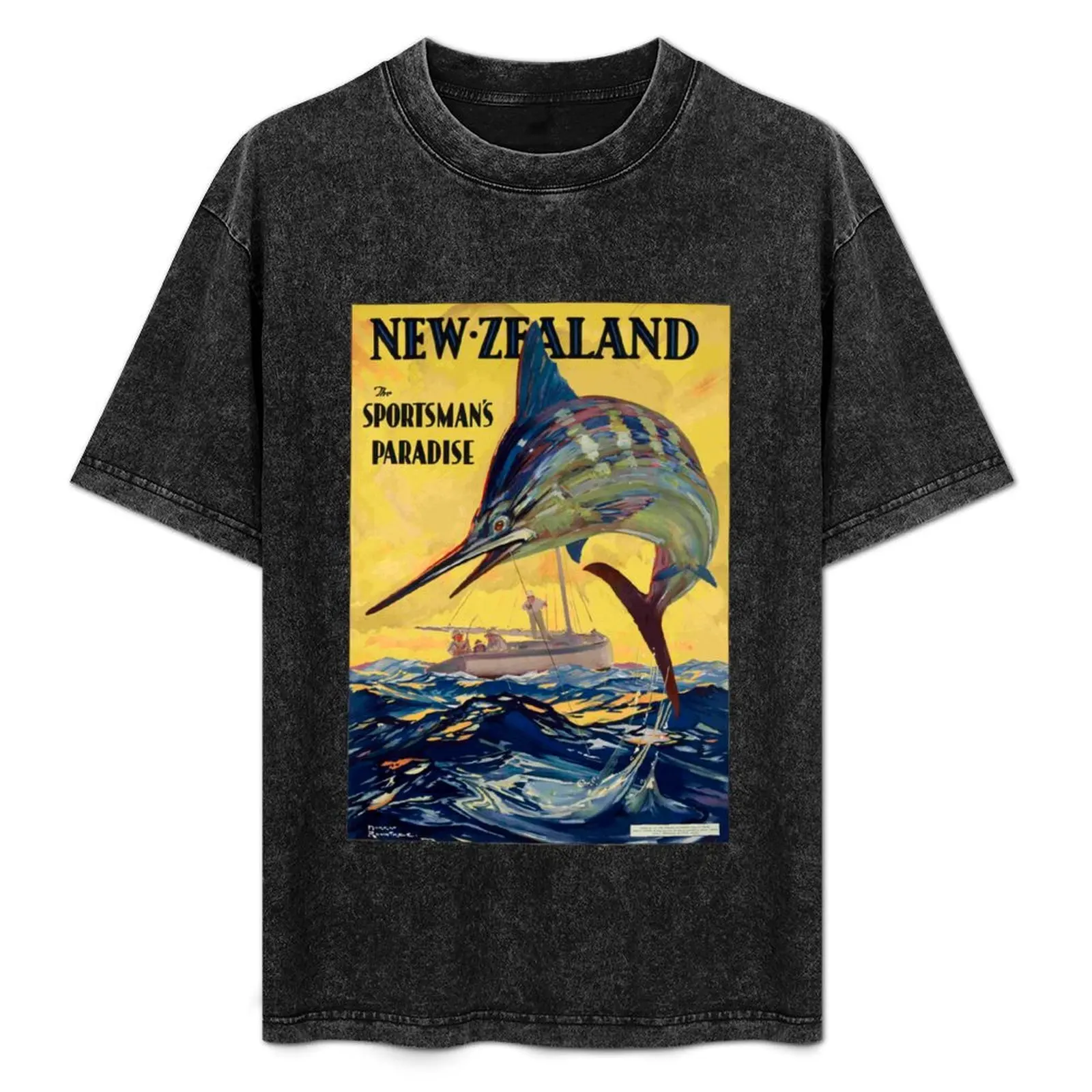 New Zealand Fishing Print T-Shirt Large Size Breathable Tee
New Zealand Fishing Print T-Shirt Large Size Breathable Tee