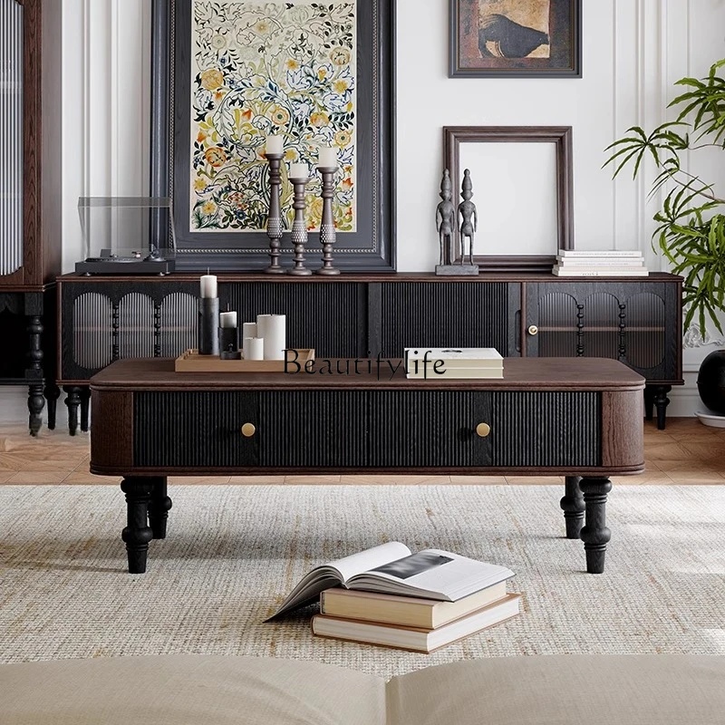 Французский романтический ретро-стиль из чистого массива дерева, журнальный столик для гостиной, антикварный чайный столик, мебель 
Французский романтический ретро-стиль из чистого массива дерева, журнальный столик для гостиной, антикварный чайный столик, мебель