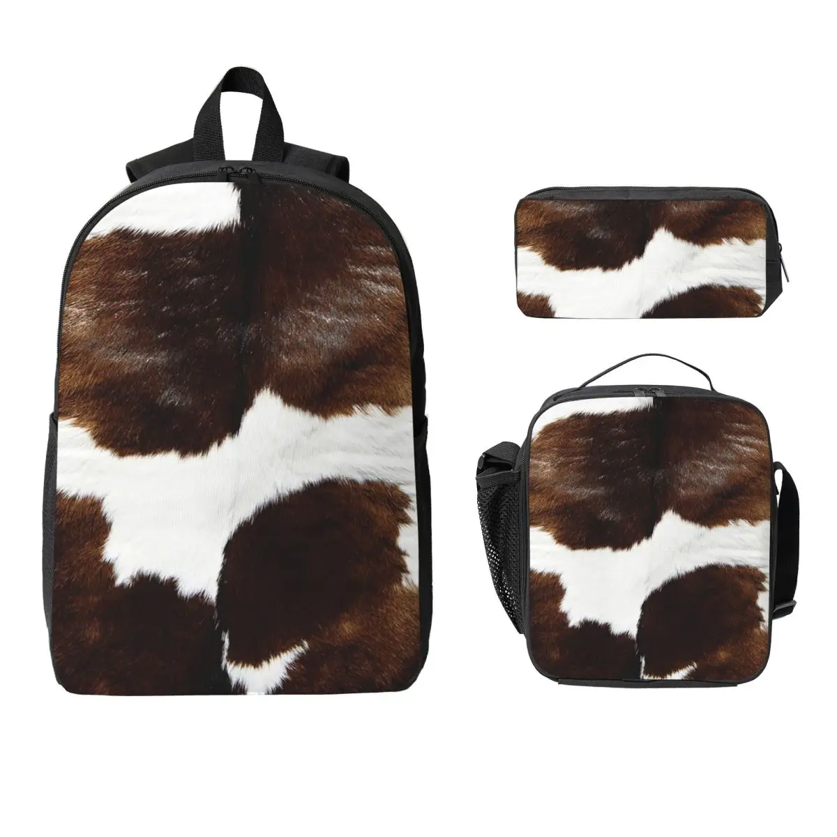 Rustic Ranch Cow Print Backpack Boys Girls BookBag School Bag Laptop Shoulder Bags 3ps Insulated Lunch Bag Pencil Case
Rustic Ranch Cow Print Backpack Boys Girls BookBag School Bag Laptop Shoulder Bags 3ps Insulated Lunch Bag Pencil Case
