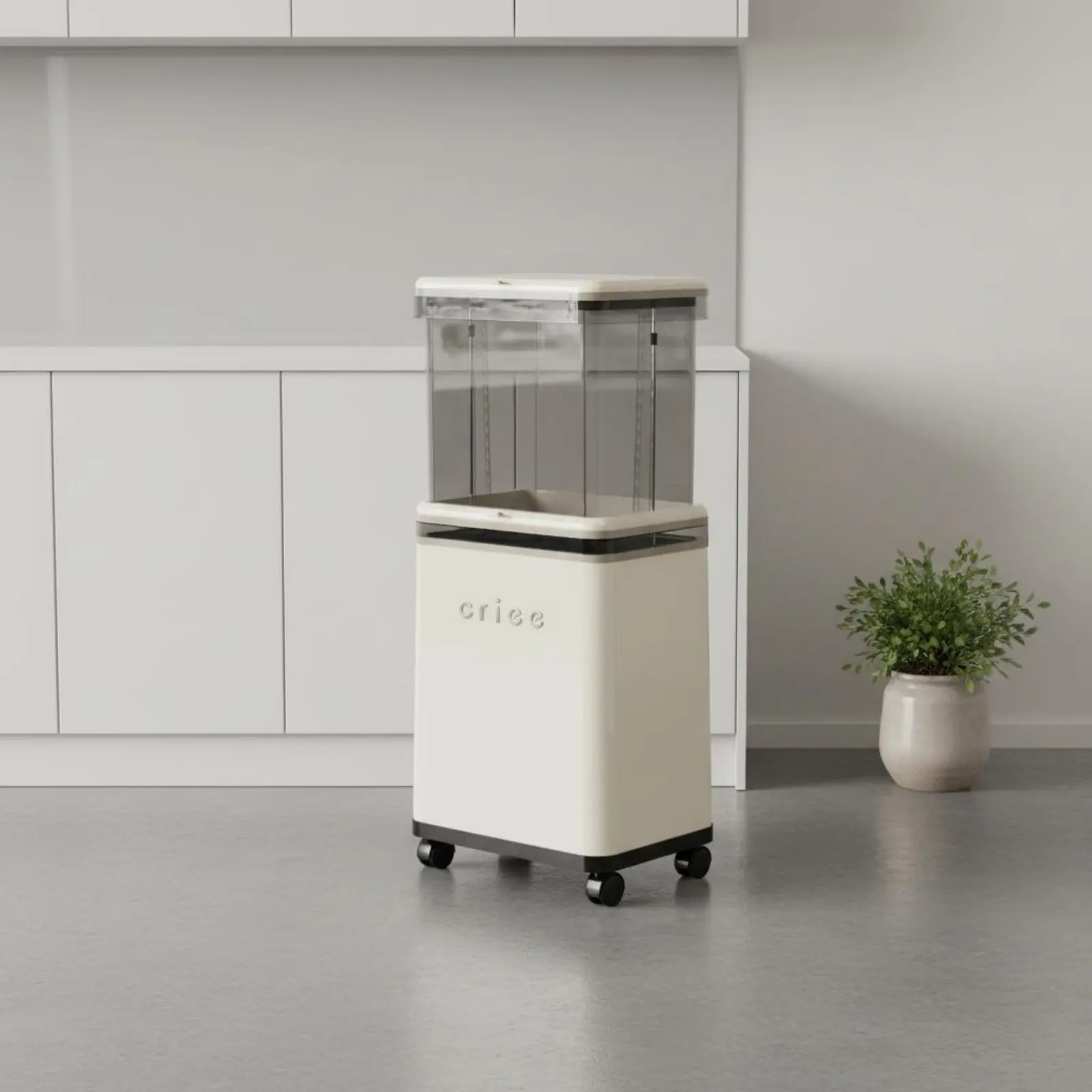 Wheeled Garbage Bin No Bending Rolling Trash Can Mobile Waste Basket Lid
Wheeled Garbage Bin No Bending Rolling Trash Can Mobile Waste Basket Lid