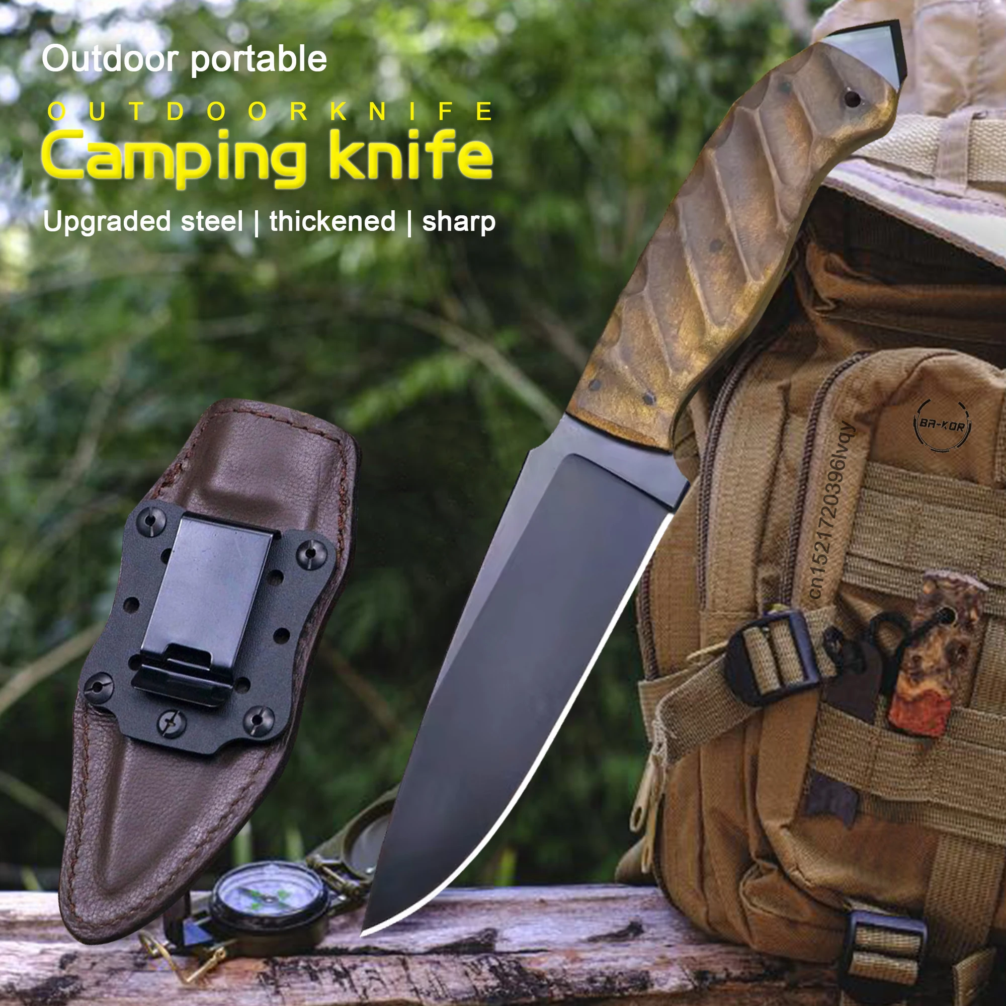 A2 Alloy steel + Indian maple jungle adventure tactics straight knife camping vehicle self-defense knife collection knife gift
A2 Alloy steel + Indian maple jungle adventure tactics straight knife camping vehicle self-defense knife collection knife gift