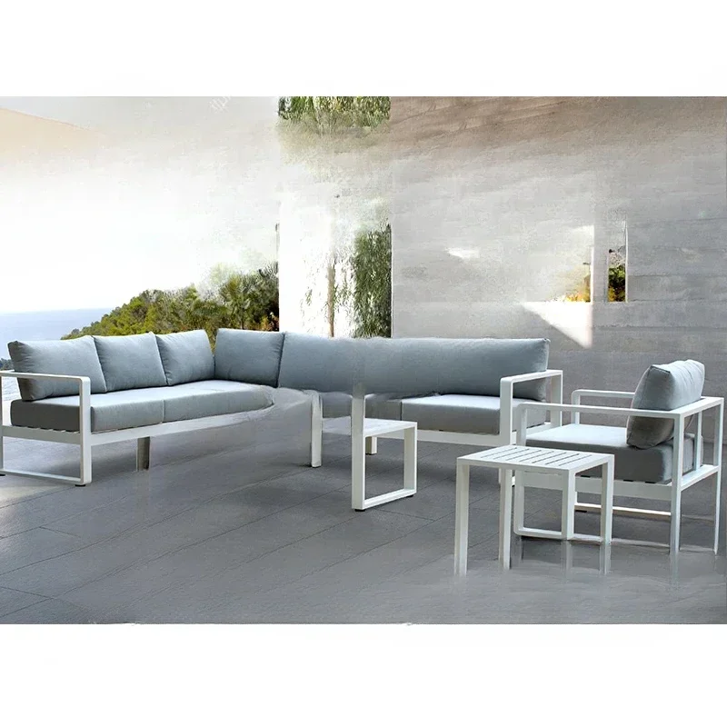 Modern European Outdoor Aluminium Furniture Set Sectional Lounge Chairs Leisure Courtyard Garden Sofa
Modern European Outdoor Aluminium Furniture Set Sectional Lounge Chairs Leisure Courtyard Garden Sofa