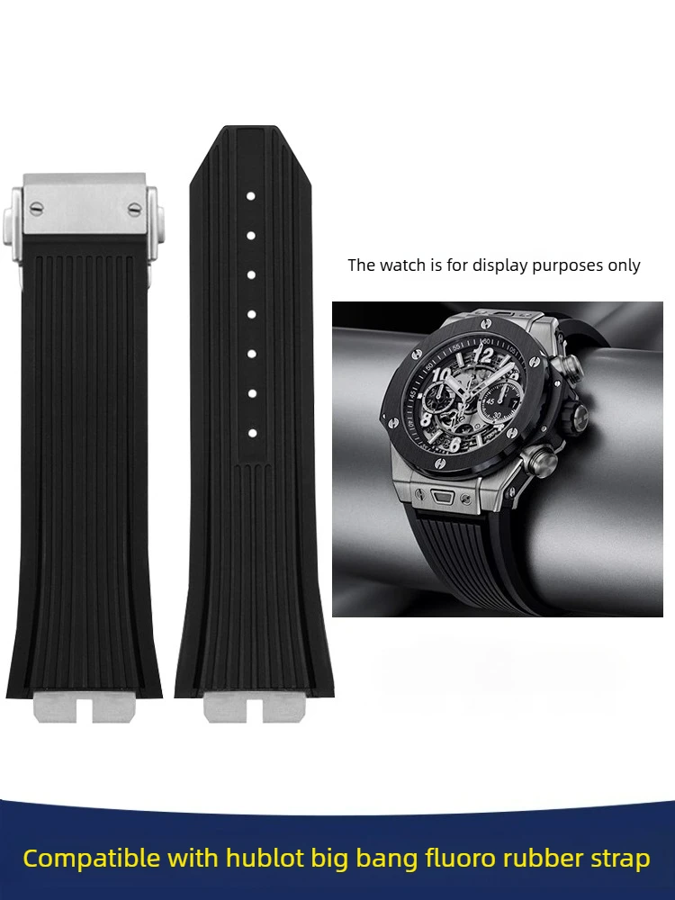 Fluororubber watch strap for Hengbao Hublot BIGBANG Big Bang 421/441 special quick release watch chain men's protruding mouth
Fluororubber watch strap for Hengbao Hublot BIGBANG Big Bang 421/441 special quick release watch chain men's protruding mouth