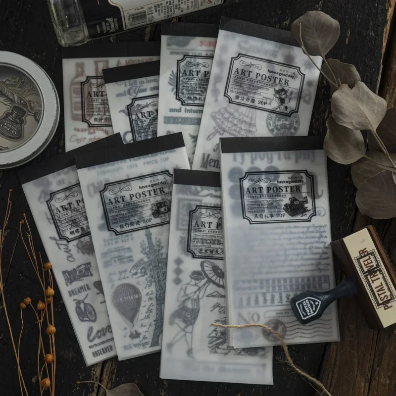 20 pcs/pack Vintage Literature and Art Creative Art Poster Series Scrapbooking Paper Retro Background Decoration Paper 8 kinds
20 pcs/pack Vintage Literature and Art Creative Art Poster Series Scrapbooking Paper Retro Background Decoration Paper 8 kinds