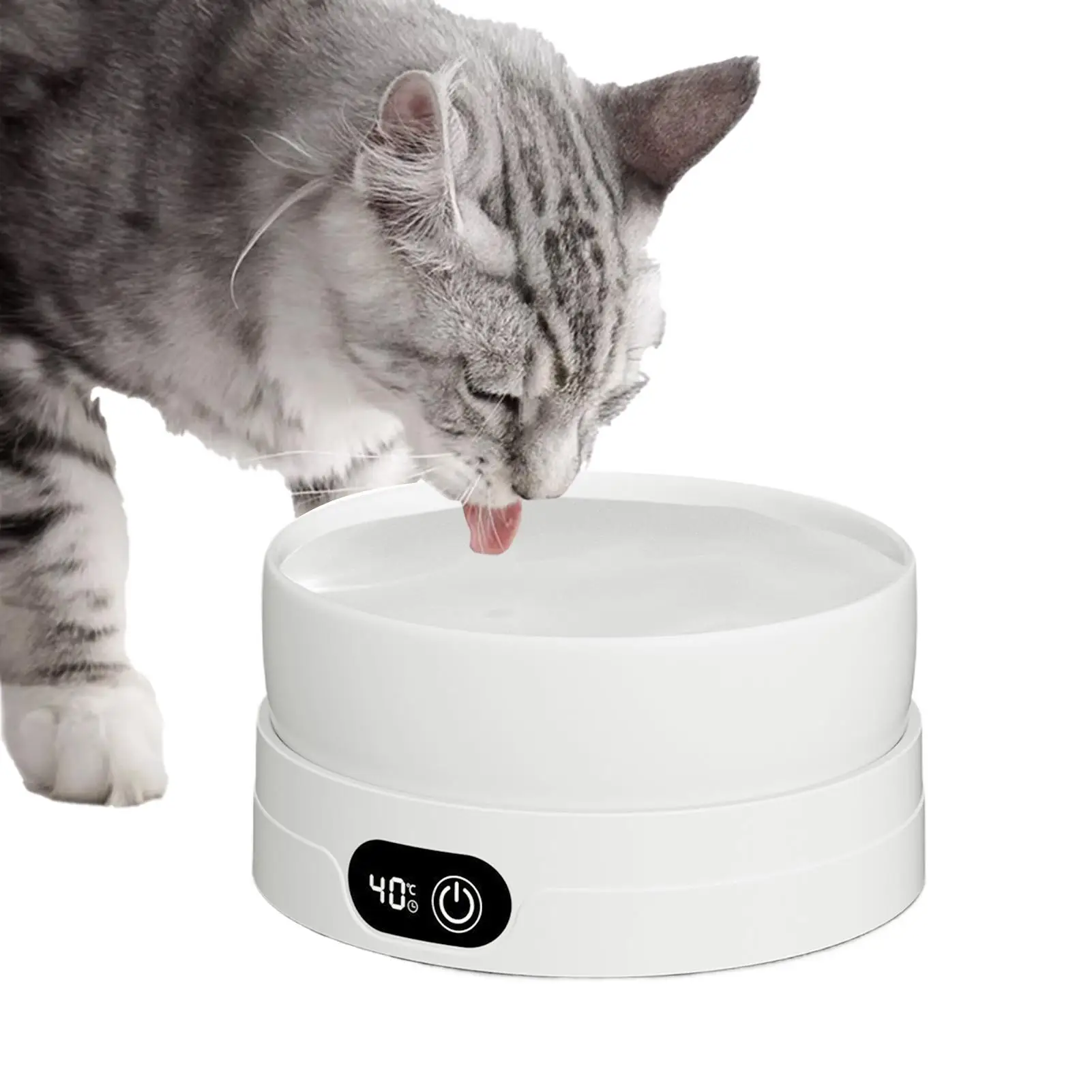 Heated Cat Dish 4 Temperature Settings Automatic Pet Drinking Plate Thermal Heated Water Bowl for Chickens Ducks Birds Animals
Heated Cat Dish 4 Temperature Settings Automatic Pet Drinking Plate Thermal Heated Water Bowl for Chickens Ducks Birds Animals