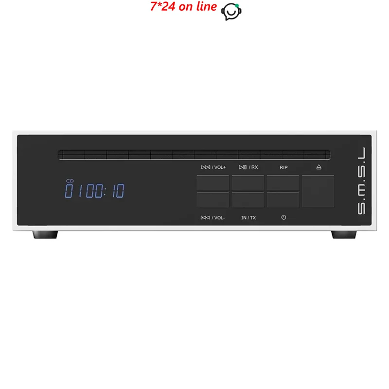 SMSL PL20 CD Player with Lossless Ripping, Dual CS43131 DAC, Bluetooth 5.3, Optical Coaxial & 3.5/4.4mm Headphone Output
SMSL PL20 CD Player with Lossless Ripping, Dual CS43131 DAC, Bluetooth 5.3, Optical Coaxial & 3.5/4.4mm Headphone Output
