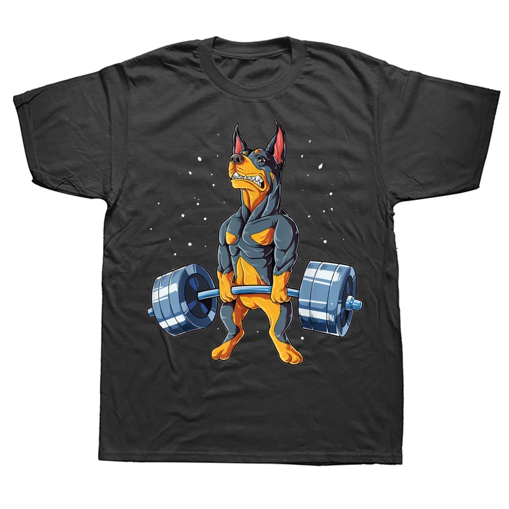 Doberman Dog Weightlifting Funny Deadlift Gym T Shirts Graphic Cotton Streetwear Short Sleeve Birthday Gift Summer Style T-shirt
Doberman Dog Weightlifting Funny Deadlift Gym T Shirts Graphic Cotton Streetwear Short Sleeve Birthday Gift Summer Style T-shirt