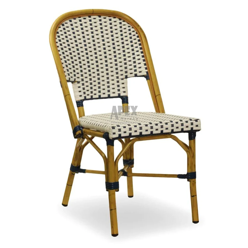 Outdoor Furniture Supplier Stackable Rattan Wicker Garden Restaurant Bistro French Terrace Chairs For Sale
Outdoor Furniture Supplier Stackable Rattan Wicker Garden Restaurant Bistro French Terrace Chairs For Sale
