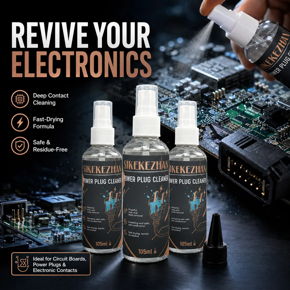 SIKEKEZHAN Power Plug Contact Cleaner Agent for Circuit Board PCB Instrument Computer Screen Keyboard Precision Maintenance Tool
SIKEKEZHAN Power Plug Contact Cleaner Agent for Circuit Board PCB Instrument Computer Screen Keyboard Precision Maintenance Tool