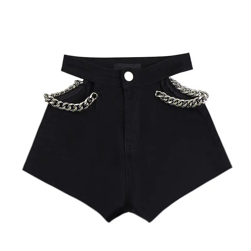 2023 New Summer Sexy Hollow Out Chain Design Denim Shorts Women High Wist Fashion Slim Short Jeans q115
2023 New Summer Sexy Hollow Out Chain Design Denim Shorts Women High Wist Fashion Slim Short Jeans q115