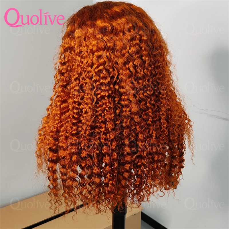 Deep Wave Human Hair Wig Ginger Orange 13X6 Hd Lace Frontal Wigs 100% Human Hair 30 Inch #350 Colored Preplucked Water Wave Wigs
Deep Wave Human Hair Wig Ginger Orange 13X6 Hd Lace Frontal Wigs 100% Human Hair 30 Inch #350 Colored Preplucked Water Wave Wigs