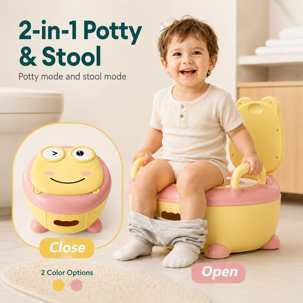 Kids Baby Potty Toilet Training Seat Portable Potty Chair Bathroom Use Comfortable Non Slip Easy Clean Infant Toddler Boys Girls
Kids Baby Potty Toilet Training Seat Portable Potty Chair Bathroom Use Comfortable Non Slip Easy Clean Infant Toddler Boys Girls
