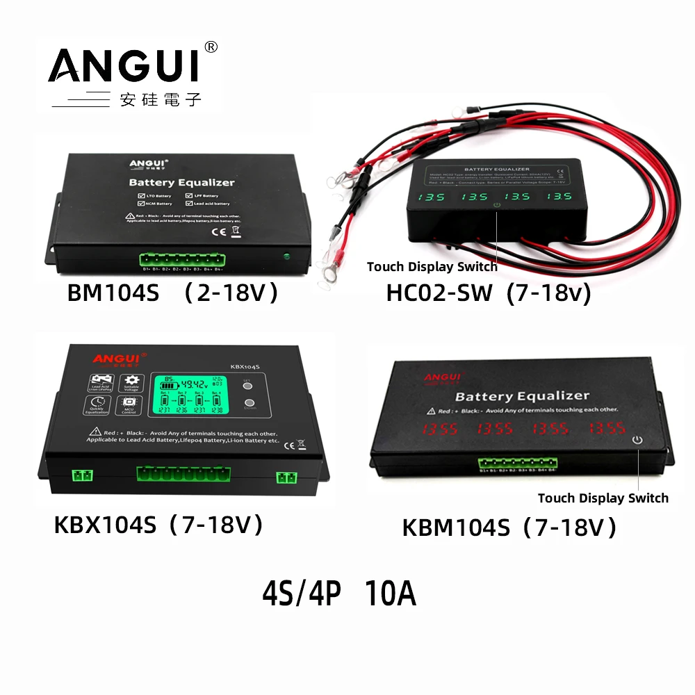 ANGUI KBX104S KBM104S HC02-SW 48V Battery Equalizer Aticve Batteries Balancer Monitor Lead Acid Li-ion Series 24V 36V 48V
ANGUI KBX104S KBM104S HC02-SW 48V Battery Equalizer Aticve Batteries Balancer Monitor Lead Acid Li-ion Series 24V 36V 48V
