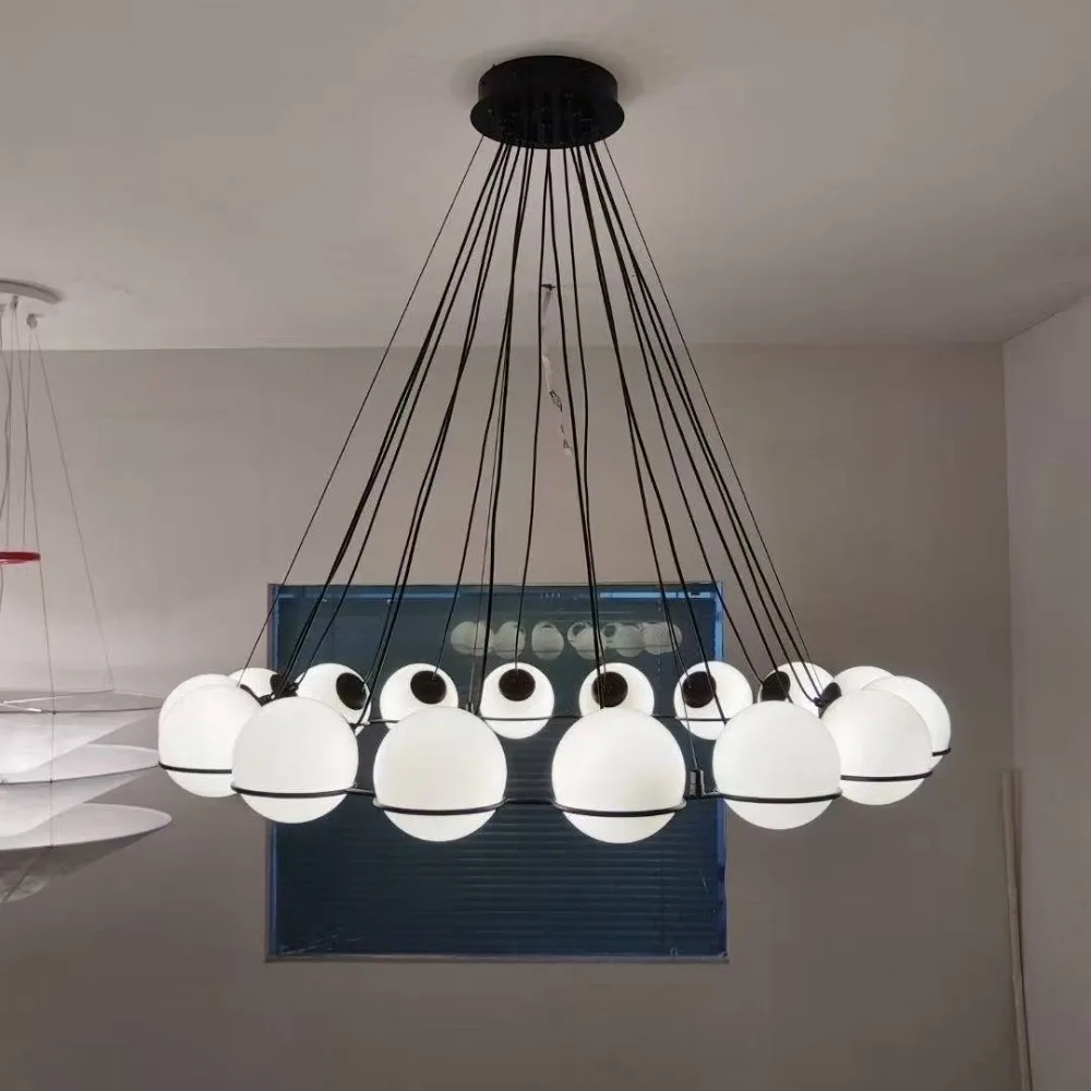 Italy Design Postmodern Balls LED Pendant Light Art Circle Metal Restaurant Counter Lobby Hanging Lamp Home Decor Factory Outlet
Italy Design Postmodern Balls LED Pendant Light Art Circle Metal Restaurant Counter Lobby Hanging Lamp Home Decor Factory Outlet