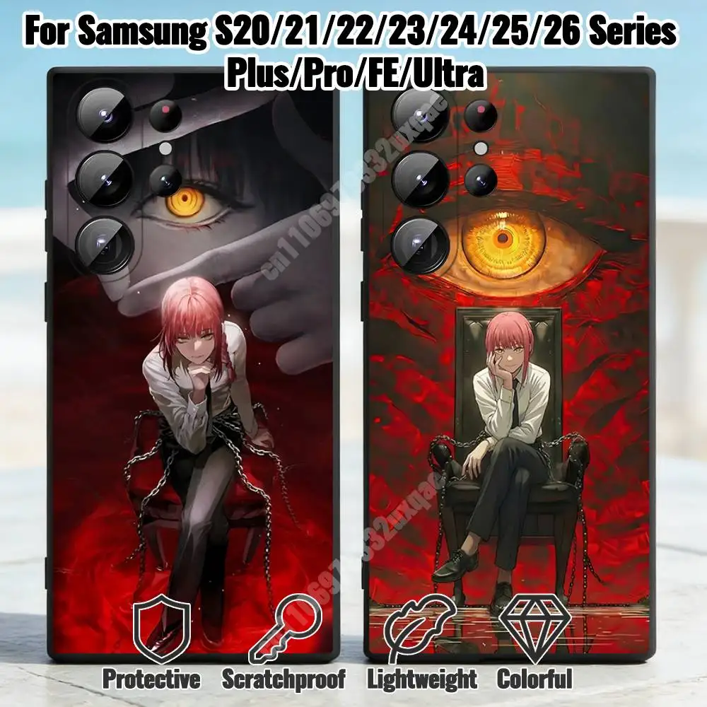 C-Chainsaw M-Man Makima Phone Case for Samsung Galaxy S21 22 23 Ultra Plus S24 25 26 FE Lite TPU Protector
C-Chainsaw M-Man Makima Phone Case for Samsung Galaxy S21 22 23 Ultra Plus S24 25 26 FE Lite TPU Protector