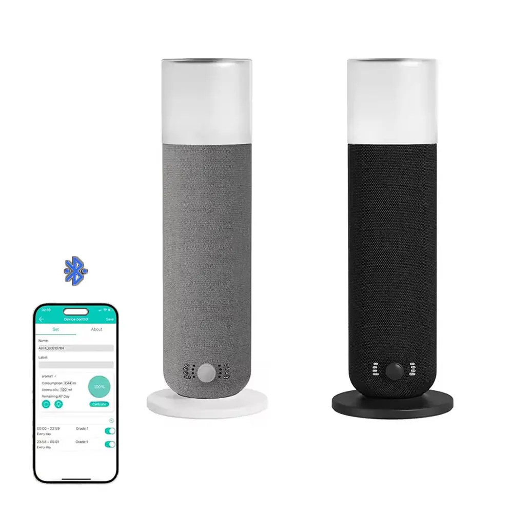 120ML Essential Oil Diffuser Machine Bluetooth Control Fragrance Diffuser Electric Smell for Home Hotel Collection Diffuser
120ML Essential Oil Diffuser Machine Bluetooth Control Fragrance Diffuser Electric Smell for Home Hotel Collection Diffuser