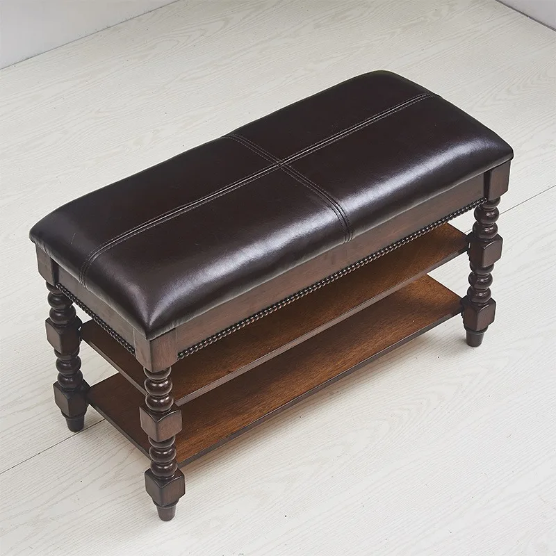 Solid wood shoe changing stool can sit at the door of the home, soft bag seat cushion, shoe stool, American shoe cabinet, Nordic
Solid wood shoe changing stool can sit at the door of the home, soft bag seat cushion, shoe stool, American shoe cabinet, Nordic