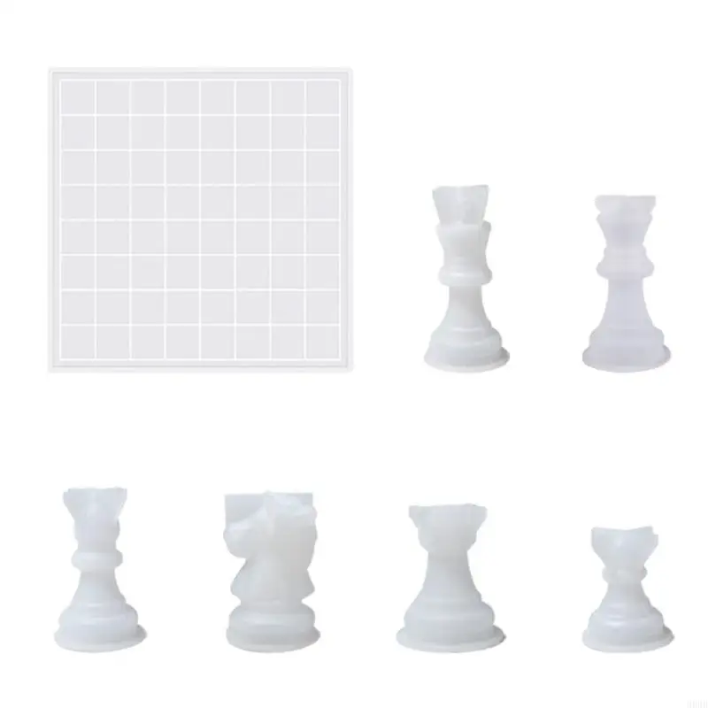 900B Chess Piece Silicone Mold 3D International Chess Resin Mold DIY Epoxy Resin Craft Mould Chocolate Baking Tools
900B Chess Piece Silicone Mold 3D International Chess Resin Mold DIY Epoxy Resin Craft Mould Chocolate Baking Tools