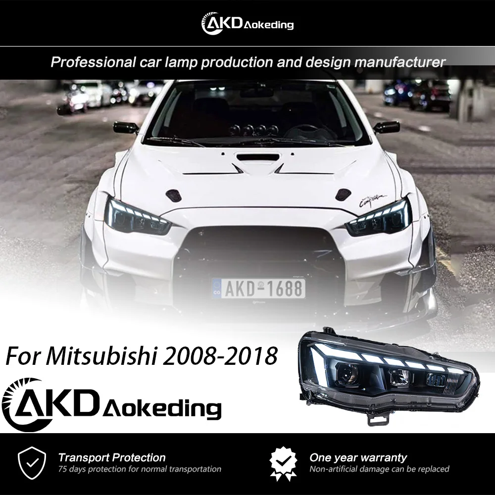 2 шт. AKD головные фонари для Mitsubishi Lancer, светодиодные фары 2008-2018, динамический сигнал, анимация, DRL, налобные фонари, автоаксессуары
2 шт. AKD головные фонари для Mitsubishi Lancer, светодиодные фары 2008-2018, динамический сигнал, анимация, DRL, налобные фонари, автоаксессуары
