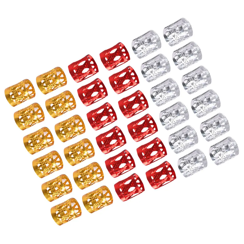 300Pcs Aluminum Dreadlock Hair Cuffs Braiding Beads Hollow Decorative Tube Thin Bendable Hair Rings for Extensions Festivals
300Pcs Aluminum Dreadlock Hair Cuffs Braiding Beads Hollow Decorative Tube Thin Bendable Hair Rings for Extensions Festivals