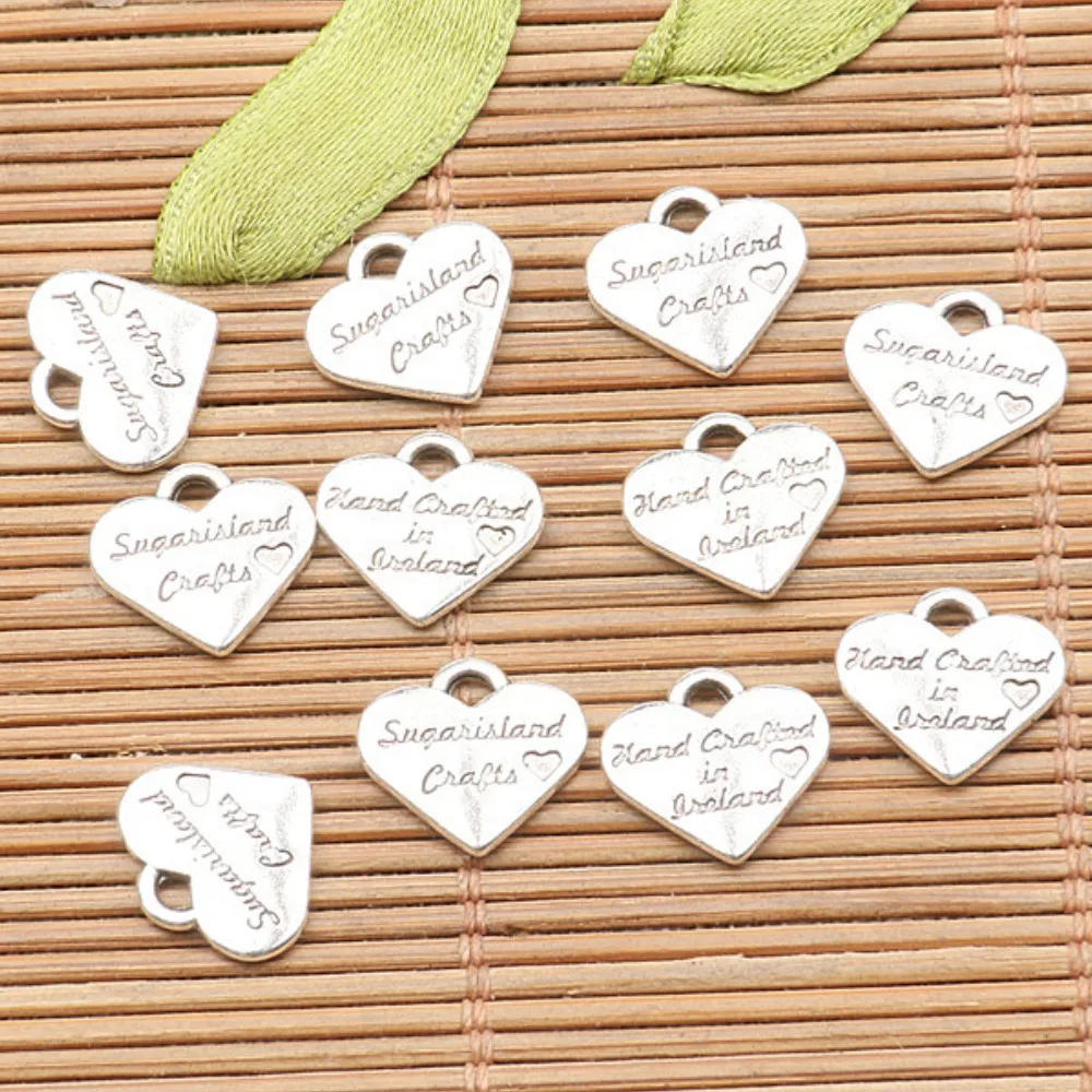 100PCS 10*11.8mm hole 1.3mm TIBETAN SILVER COLOR HEART SHAPED LETTERING CHARMS H3596
100PCS 10*11.8mm hole 1.3mm TIBETAN SILVER COLOR HEART SHAPED LETTERING CHARMS H3596