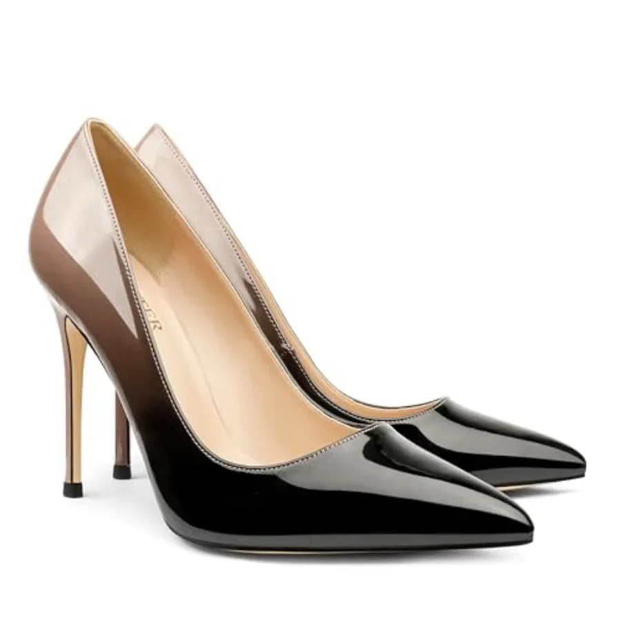 COLETER Women's 4 Inch Pumps Pointy Toe Wedding Dress Shoes Slip on Stiletto Pumps
COLETER Women's 4 Inch Pumps Pointy Toe Wedding Dress Shoes Slip on Stiletto Pumps