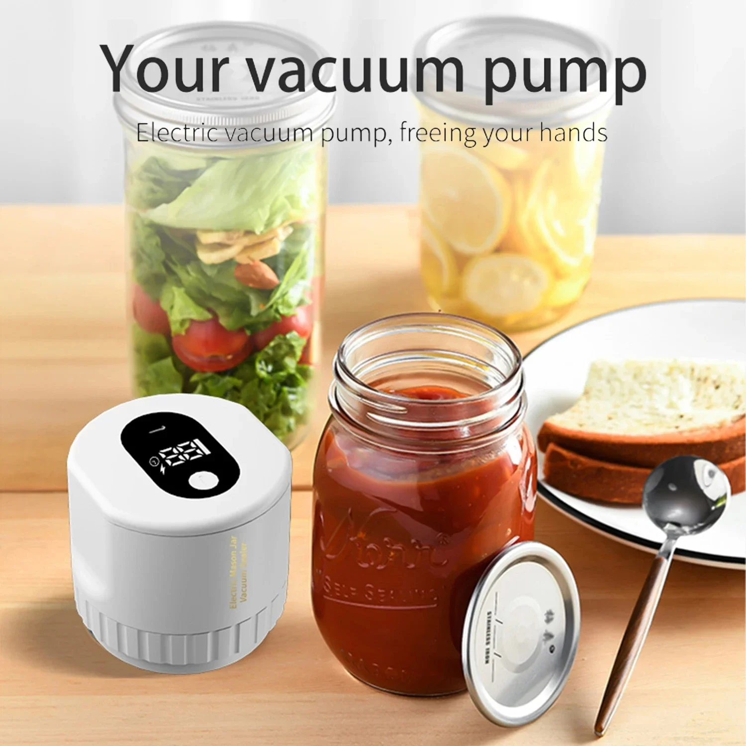 Vacuum Sealer Compact Home Vacuum Sealer Food Packaging Machine Sealing Machine Freshness Preservation Machine
Vacuum Sealer Compact Home Vacuum Sealer Food Packaging Machine Sealing Machine Freshness Preservation Machine