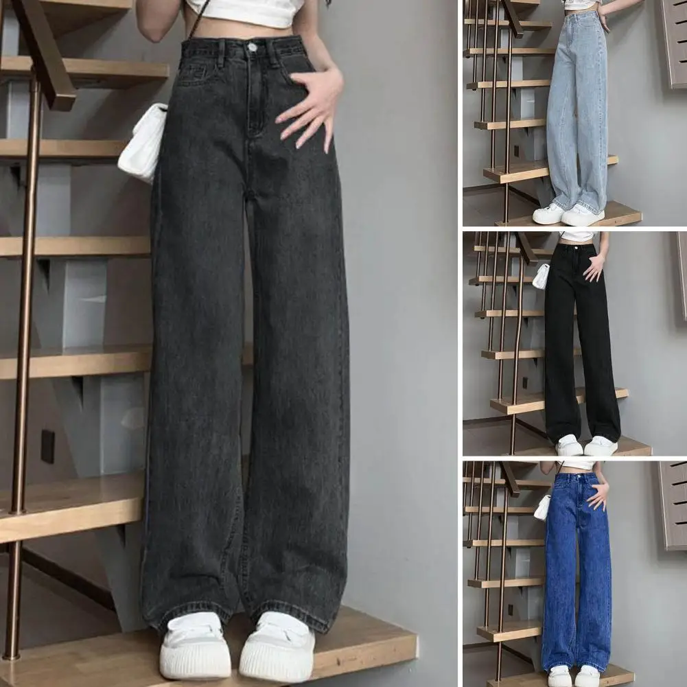 2025 Woman Vintage Wide Leg Jeans Girls High Waist Pants Female Fashion Black Black Retro Blue Light Blue Pink Denim Trousers
2025 Woman Vintage Wide Leg Jeans Girls High Waist Pants Female Fashion Black Black Retro Blue Light Blue Pink Denim Trousers