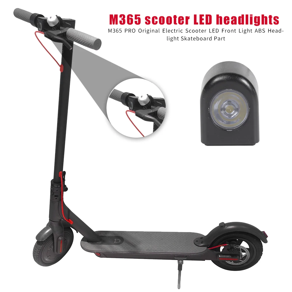 Scooter Front Light Delicate Design Original Electric Scooter Headlight Skateboard ABS LED Front Light for M365 PRO
Scooter Front Light Delicate Design Original Electric Scooter Headlight Skateboard ABS LED Front Light for M365 PRO