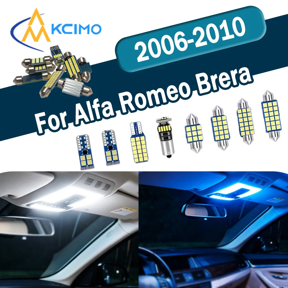 Enhanced Brightness CANBUS No Error LED Interior Light Kit For Alfa Romeo Brera 2006-2010 Reading Door Map Lights Bulbs Set
Enhanced Brightness CANBUS No Error LED Interior Light Kit For Alfa Romeo Brera 2006-2010 Reading Door Map Lights Bulbs Set