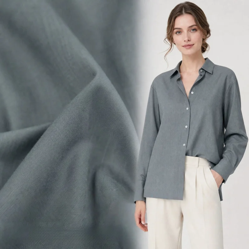 Skin-Friendly and Comfortable Iron gray matte all-cotton breathable fabric for shirts, dresses, and skirts, designer materialA
Skin-Friendly and Comfortable Iron gray matte all-cotton breathable fabric for shirts, dresses, and skirts, designer materialA