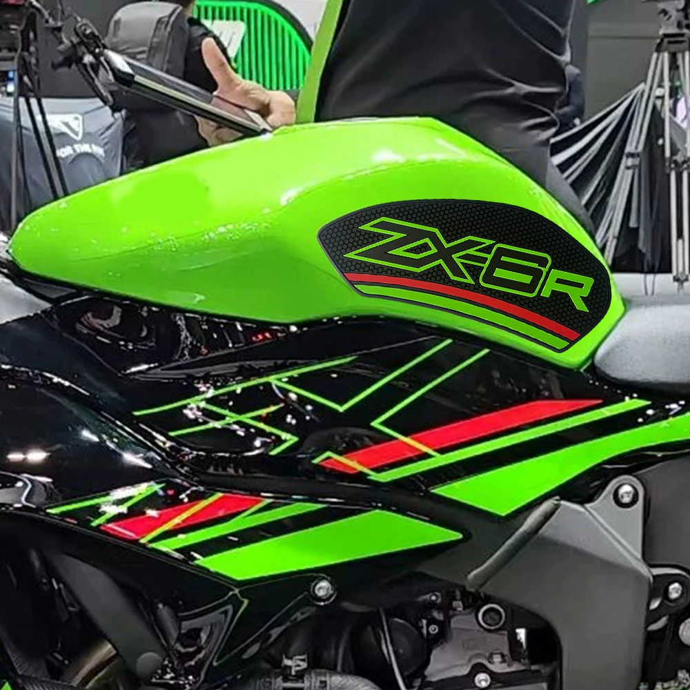 FOR KAWASAKI ZX-6R 24- Motorcycle Fuel tank sticker Rubber Fuel Tank Anti-slip protective Stickers Anti-slip and wear resistant
FOR KAWASAKI ZX-6R 24- Motorcycle Fuel tank sticker Rubber Fuel Tank Anti-slip protective Stickers Anti-slip and wear resistant