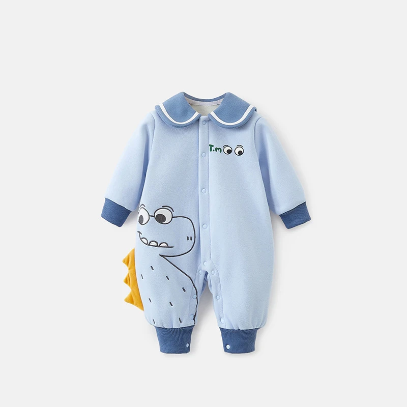 Newborn Boys Rompers Peter Pan Collar Dinosaur Printed Toddler Boy Bodysuits Autumn Winter Thicken Warm Kids Baby Boys Jumpsuits
Newborn Boys Rompers Peter Pan Collar Dinosaur Printed Toddler Boy Bodysuits Autumn Winter Thicken Warm Kids Baby Boys Jumpsuits