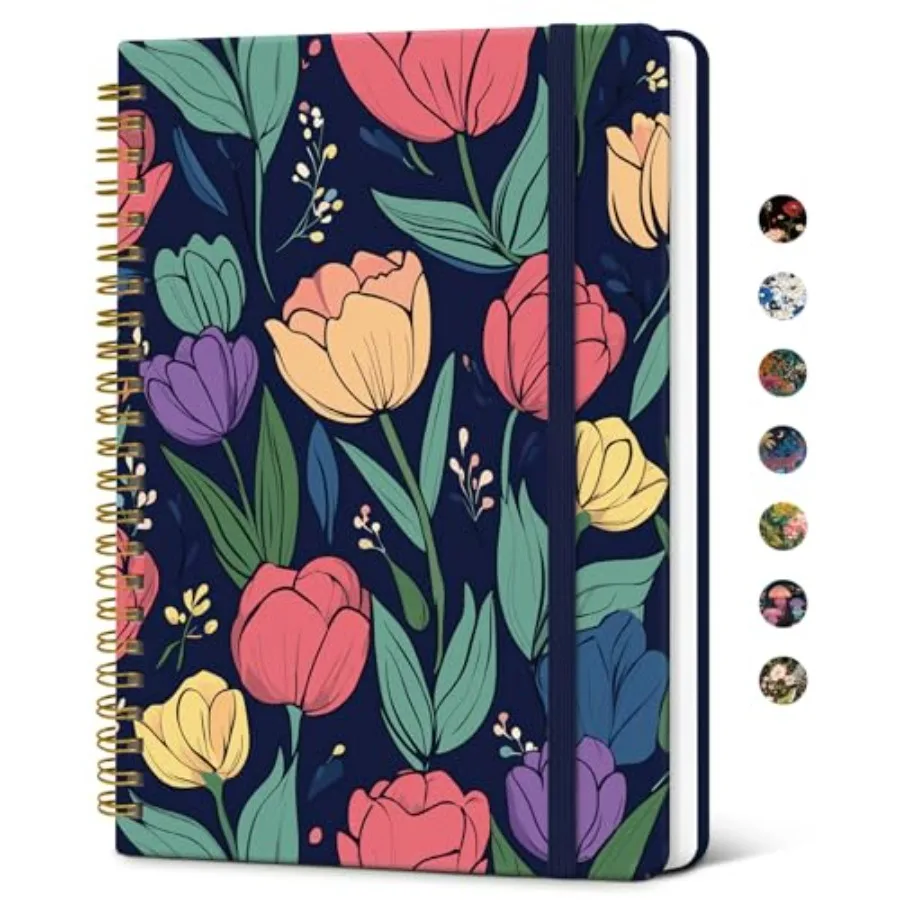Spiral Journal Notebook for Women, Pretty Hardcover Lined Notebook for Work and Note Taking, Aesthetic Cute Journal for Writing
Spiral Journal Notebook for Women, Pretty Hardcover Lined Notebook for Work and Note Taking, Aesthetic Cute Journal for Writing