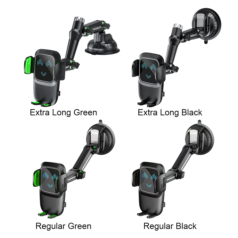 Air Vent Phone Mount Flexible Long Arm 360 Degree Rotating Windshield Phone Stand Hands Free Phone Clip Bracket with Suction Cup
Air Vent Phone Mount Flexible Long Arm 360 Degree Rotating Windshield Phone Stand Hands Free Phone Clip Bracket with Suction Cup