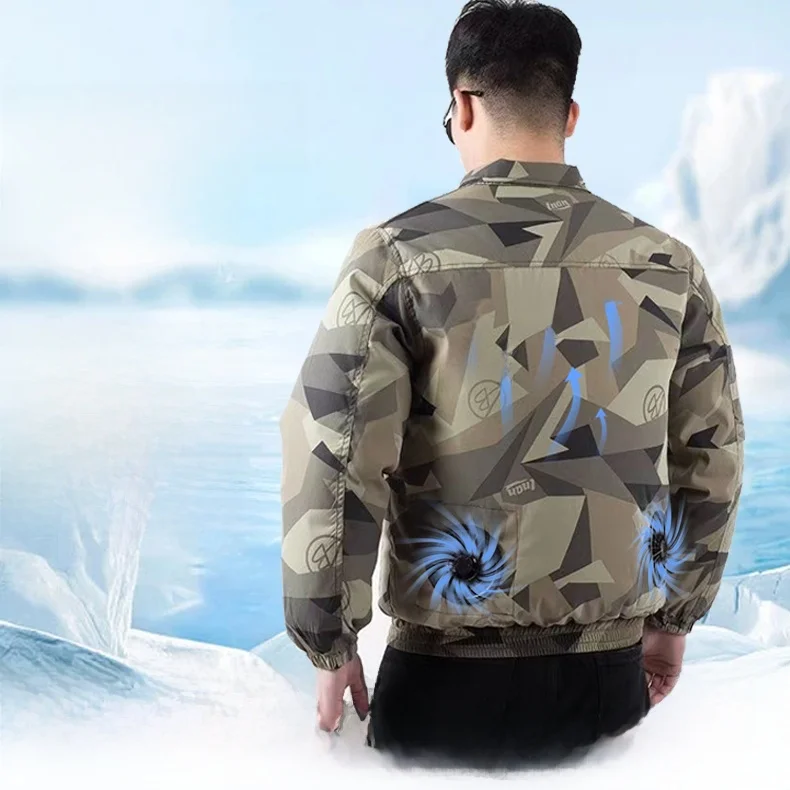 Мужской костюм с вентилятором для кондиционирования воздуха, дышащая летняя рабочая одежда, охлаждающая спецодежда для работы на открытом воздухе и при высоких температурах
Мужской костюм с вентилятором для кондиционирования воздуха, дышащая летняя рабочая одежда, охлаждающая спецодежда для работы на открытом воздухе и при высоких температурах