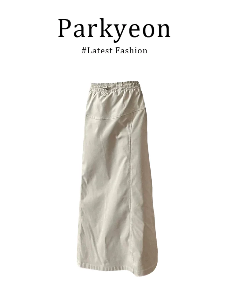 High Waist A-Line Skirt Versatile Casual Style Women's Skirt Summer Fashionable Parkyeon Street Style Premium Feeling
High Waist A-Line Skirt Versatile Casual Style Women's Skirt Summer Fashionable Parkyeon Street Style Premium Feeling